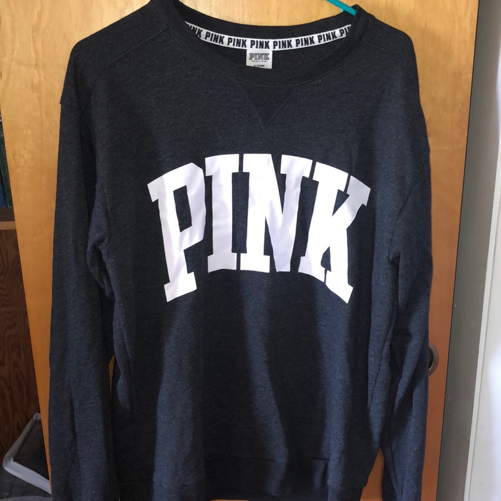 Pink brand, medium, grey